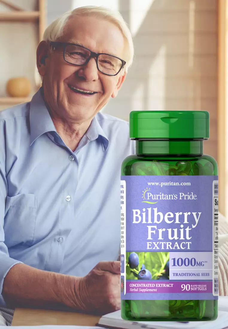 Buy Puritan's Pride Philippines Bilberry Extract 1000 mg 90 softgels