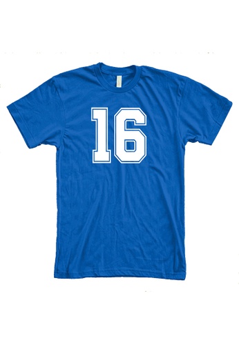 MRL Prints blue Number Shirt 16 T-Shirt Customized Jersey 2BB36AA21C6661GS_1
