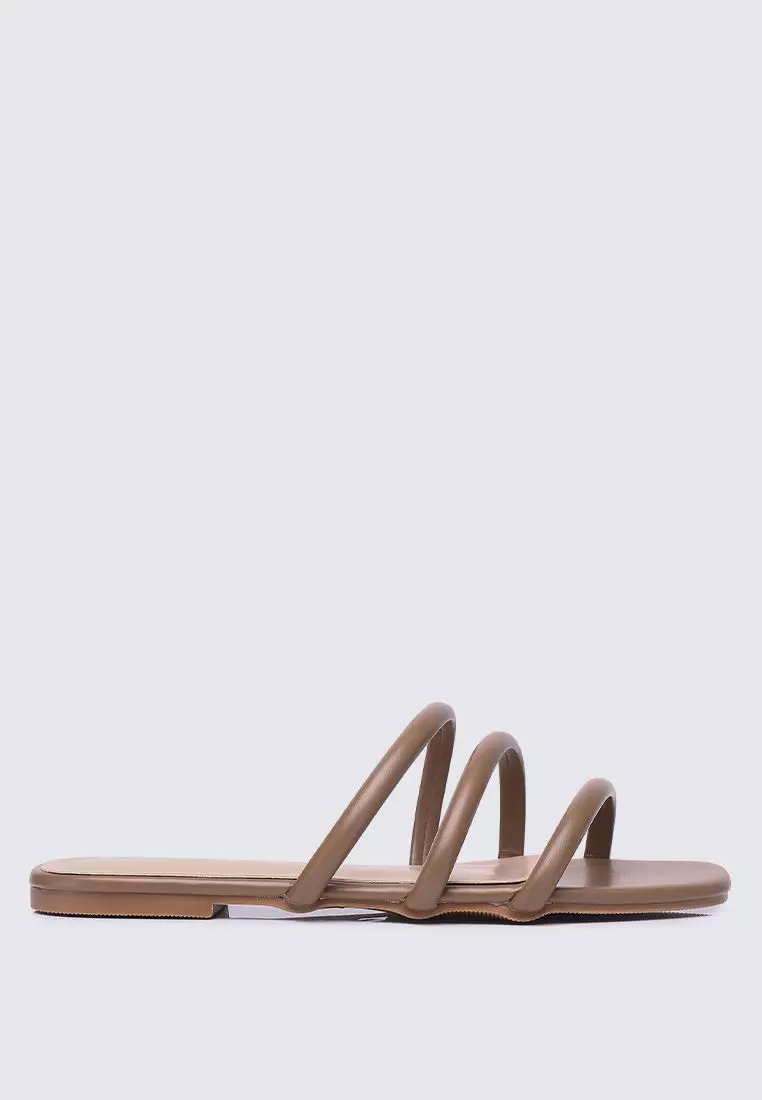 Discount on My Ballerine  shoes - SKU: My Ballerine Nevaeh Comfy Sandals In Taupe