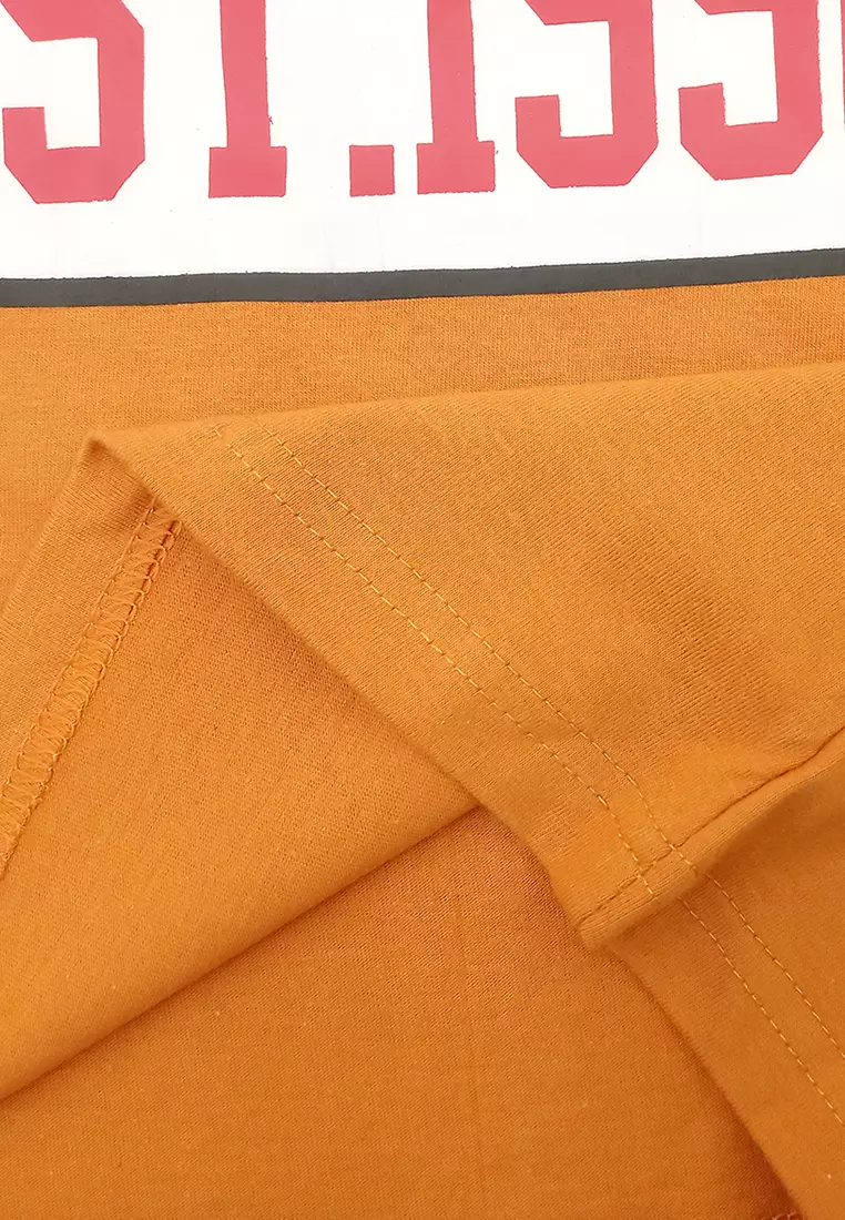 Wakakids Baju Anak Laki Laki Atasan Kaos Kerah Usia 1 Tahun Hingga 7 Tahun Polo Shirt Oblong Lengan Pendek Motif Est 1998 Skats 4092 Coklat