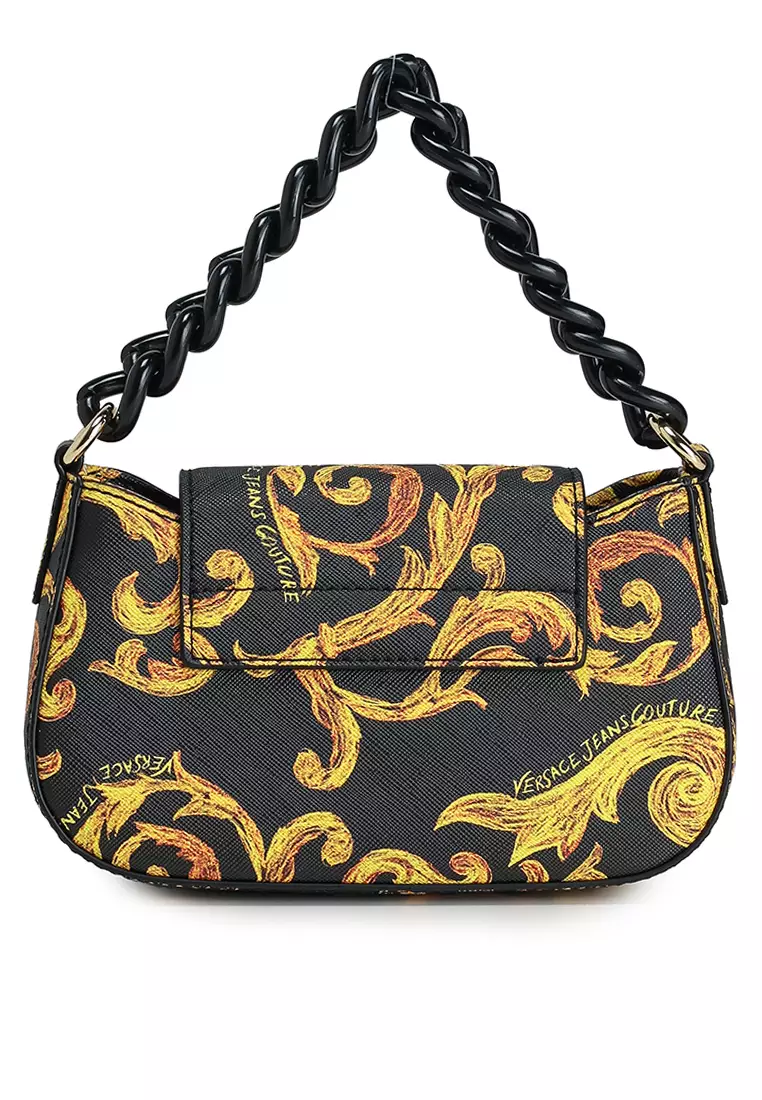 VERSACE JEANS COUTURE Logo Lock Printed Crossbody Bag (tr) 2025