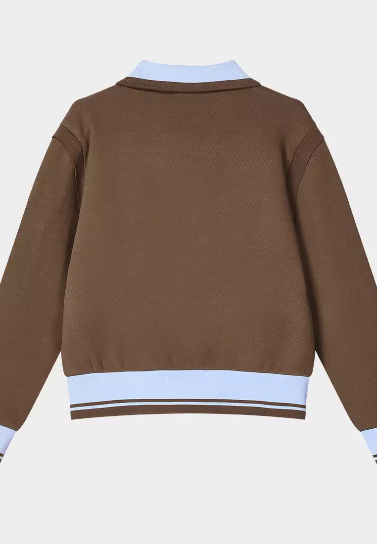 FILA CORE WHITE LINE FILA ORIGINALE Women's Pullover Sweater in Brown