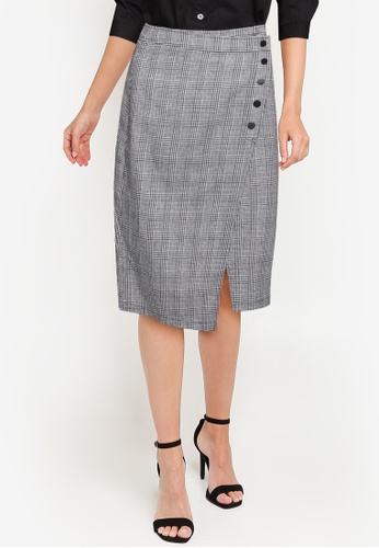 asymmetrical wrap skirt and top