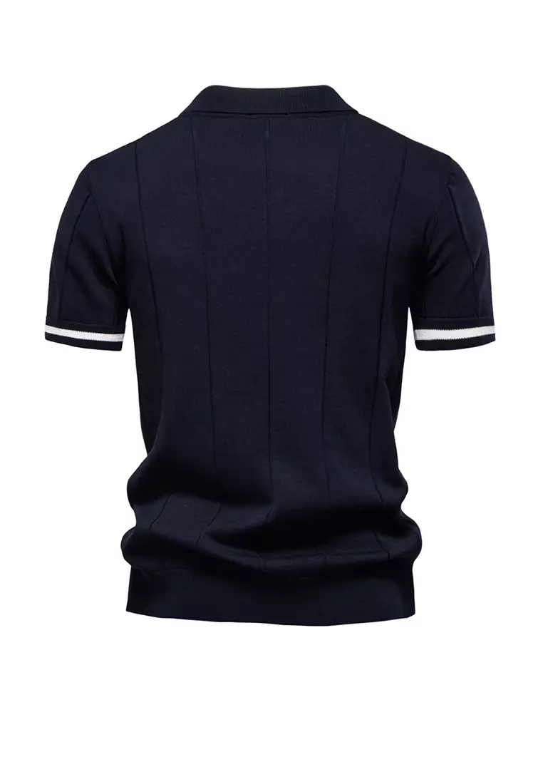 Business Textured Polo Shirt AX-PSD8037