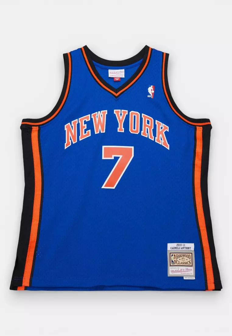 #7 Carmelo Anthony 2010 New York Knicks  Swingman Basketball Jersey