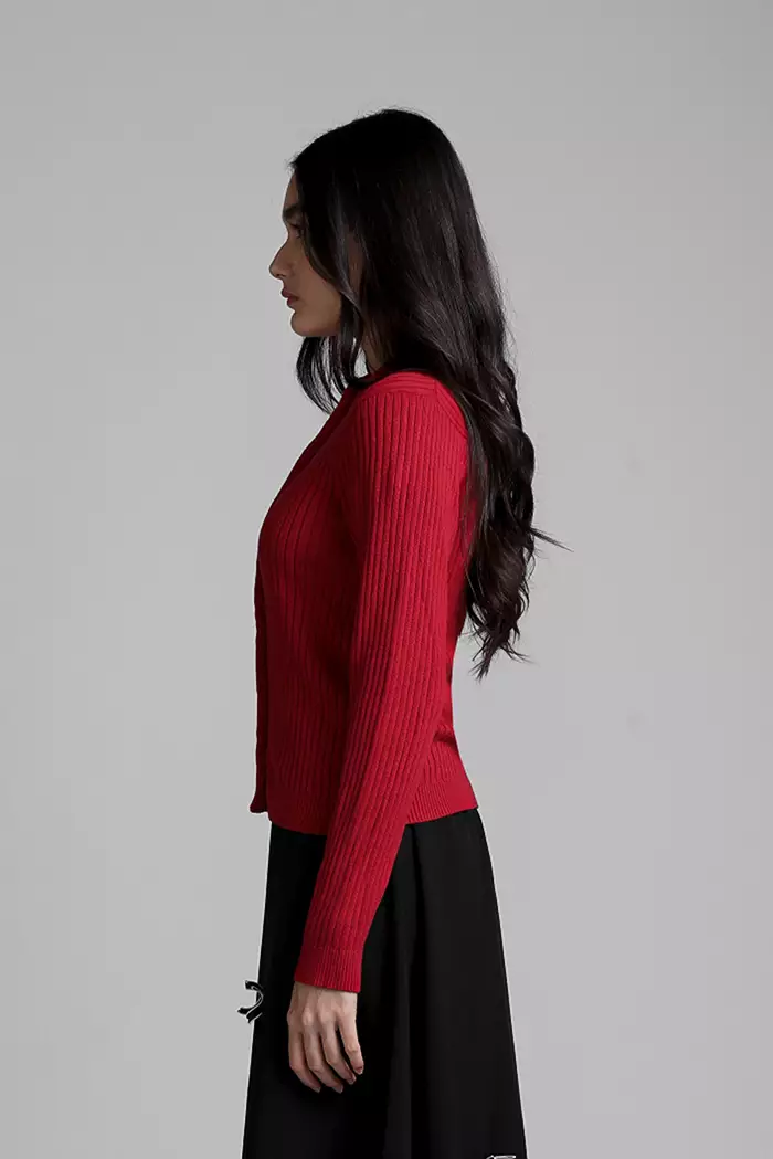 COTTONINK Studio - Atasan Rajut Knit Wanita Red Avenue #HolidayCollection