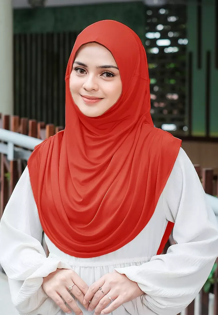 HIJAB INSTAN FATHIA - RED