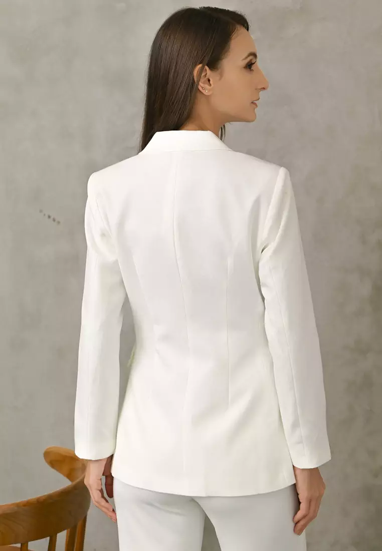 双排扣西装外套