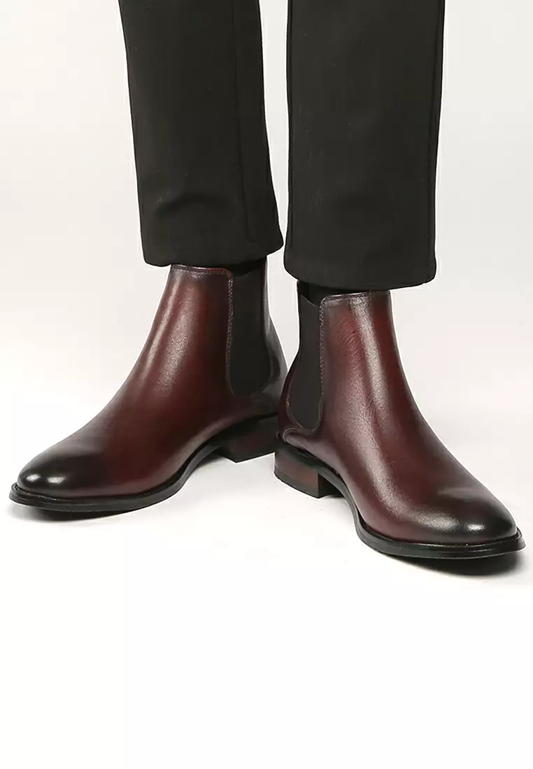 Full-grain Suede Chelsea boots