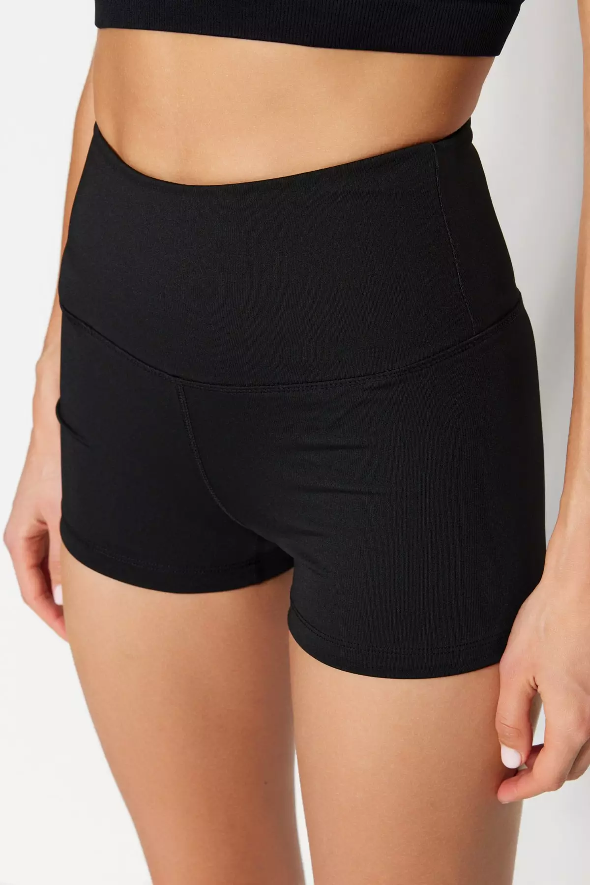Active Shorts Tights with Reflective Print Detail