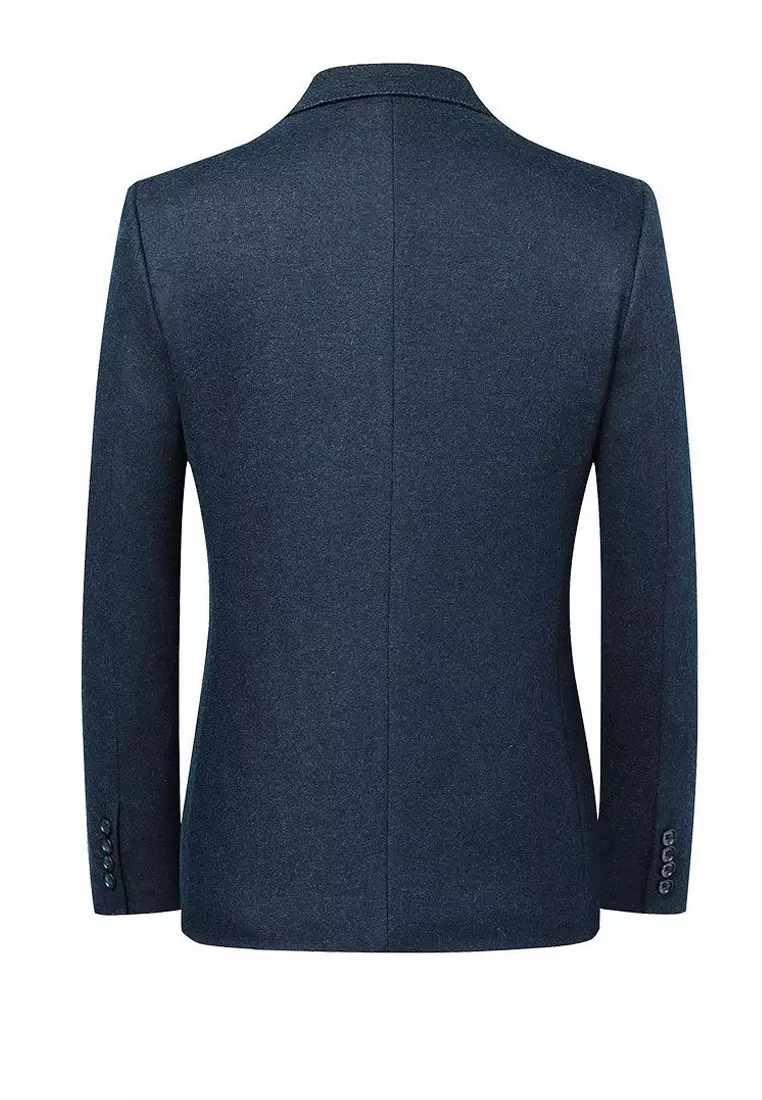 線上選購 HAPPY FRIDAYS 修身格紋西裝外套8885 ZALORA 台灣