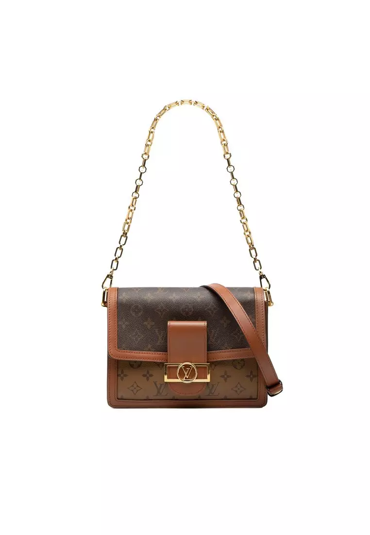 Pre-Loved Louis Vuitton Monogram Reverse Dauphine Mm