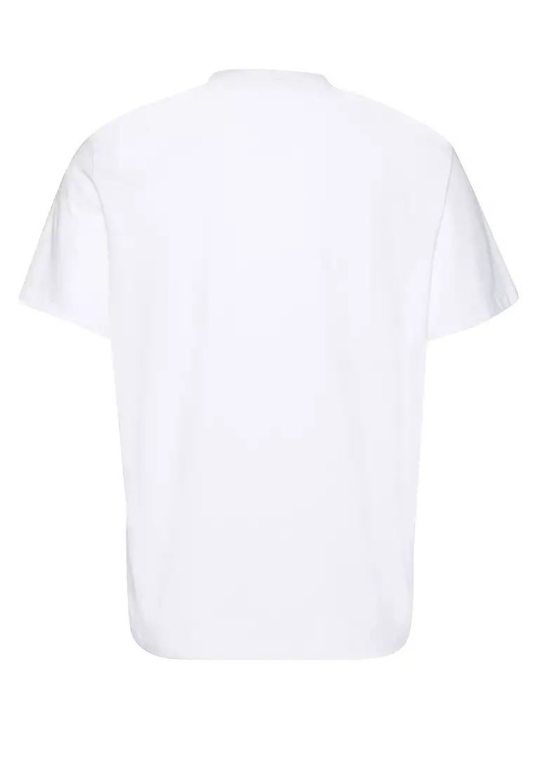 繡花商標印花寬鬆T恤 - Calvin Klein Jeans