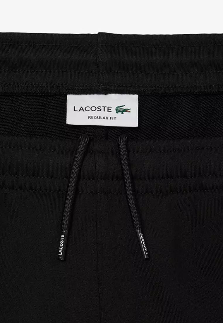 Logo Trim Cotton Fleece Shorts