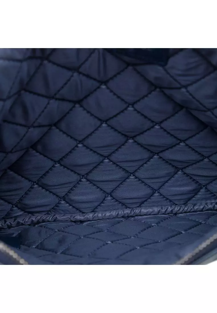 Pre-Loved Chanel Medium Quilted Lambskin Boy O Case Clutch