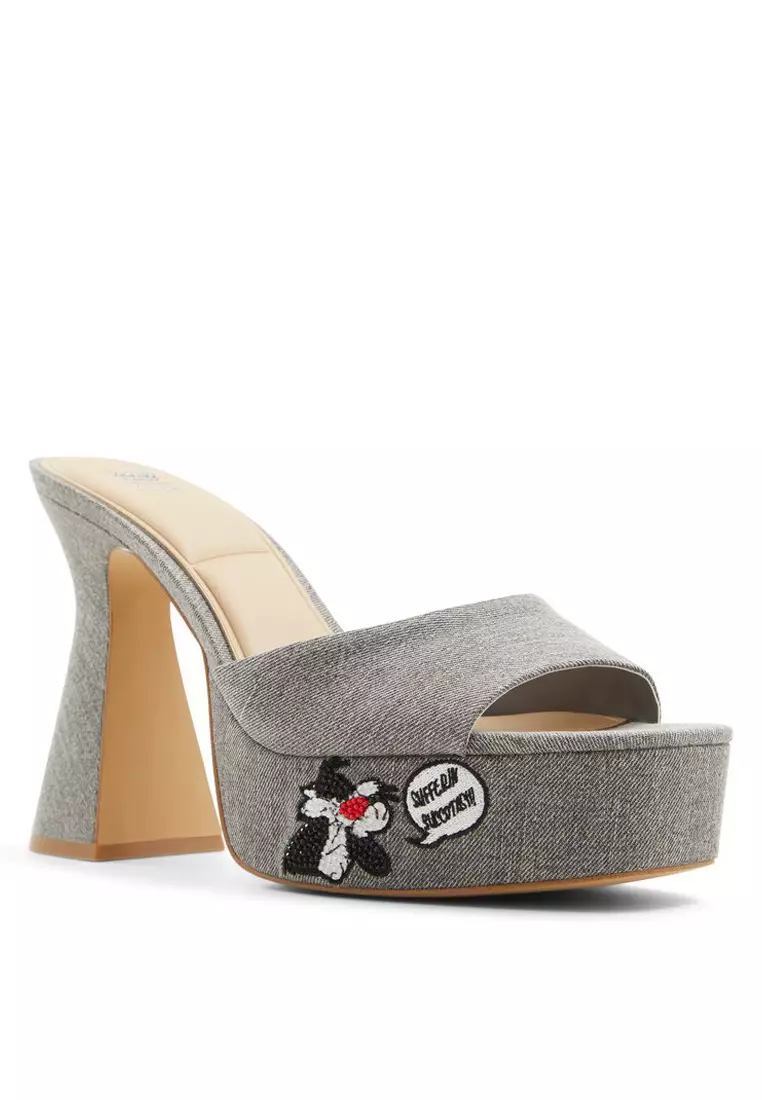 【ALDO×Looney Tunes】可愛い☆厚底プラットホームサンダル Buy ALDO Aldo x Looney Tunes Ltplatform Platform Heels 2025