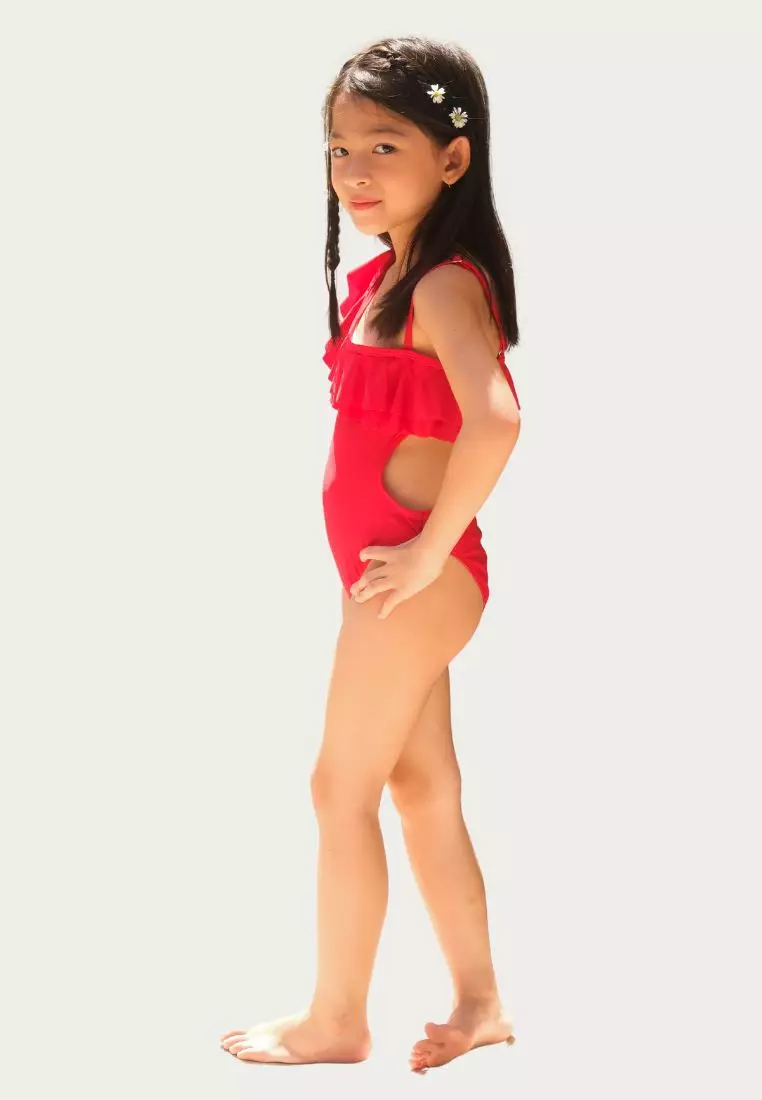 young swimsuit Buy Mommy Hugs Beauty in Red Swimsuit For Young Girls 2025 Online | ZALORA  Philippines