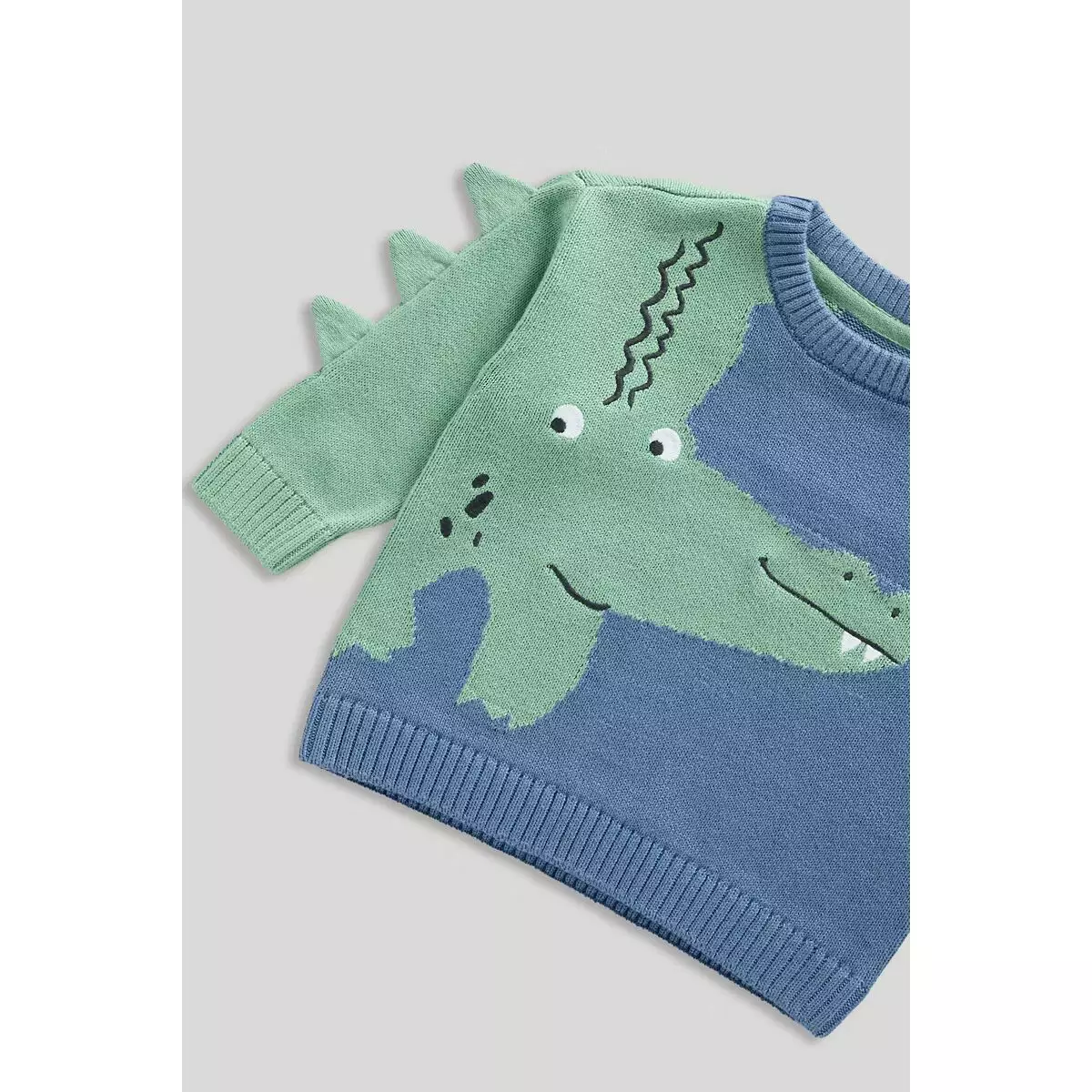 Mothercare Crocodile Knitted Jumper - Sweater Bayi Laki-laki (Biru)