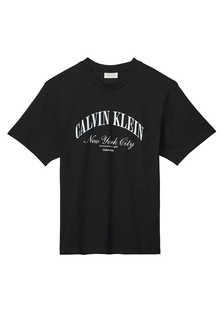 Embroidered NYC Logo T-Shirt - Calvin Klein Jeans