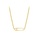 Glamorousky silver Fashion Personality Plated Gold 316L Stainless Steel Paper Clip Shape Necklace B0EBAAC69549A4GS_1