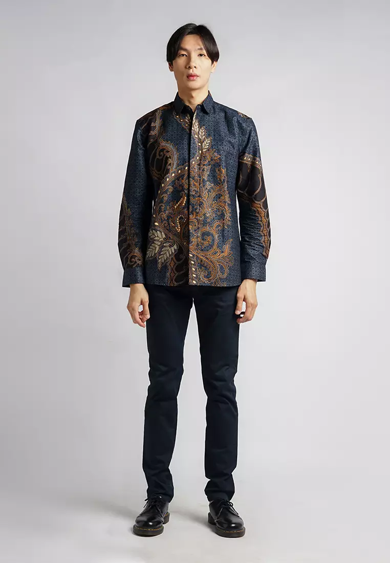 MY AKSA BATIK PRIA KEMEJA PANJANG FURING TRICOT RICHIE RHEA