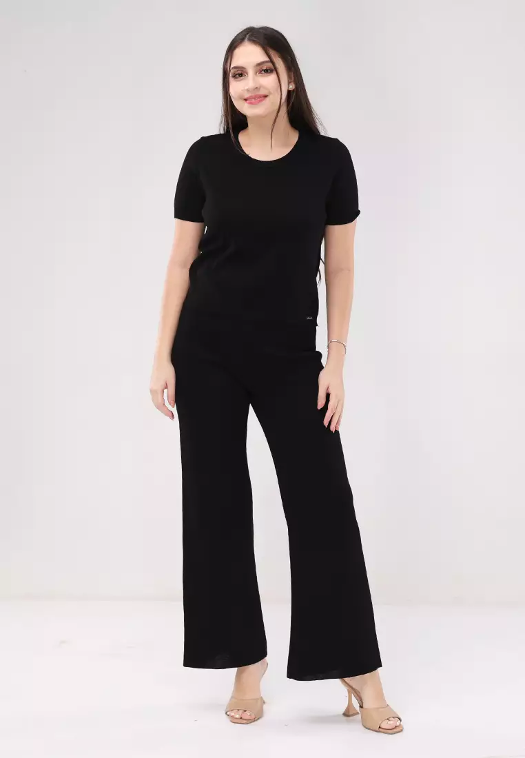 Plain Knitted Short Sleeves