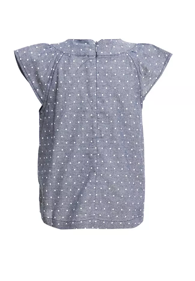 Blouse Polkadot Variasi Pita