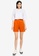 Public Desire orange Exposed Label Sweat Shorts DF70CAA367D063GS_4