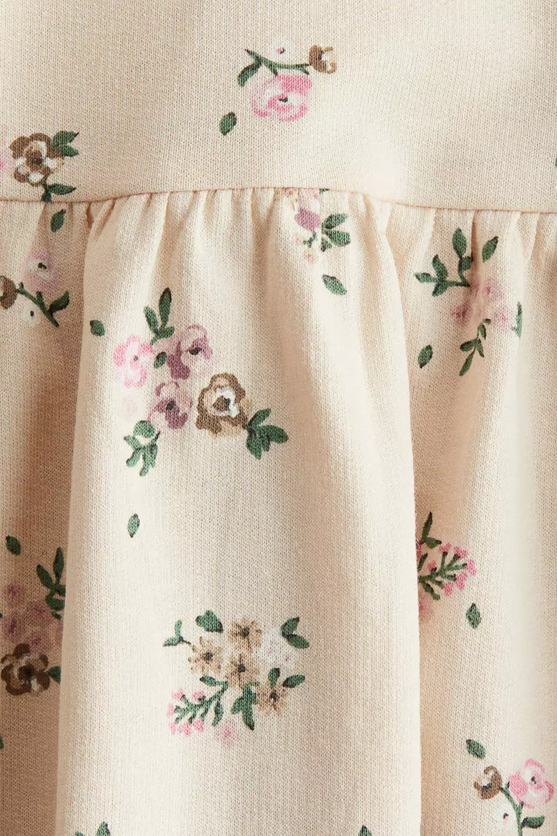 Printed cotton dress