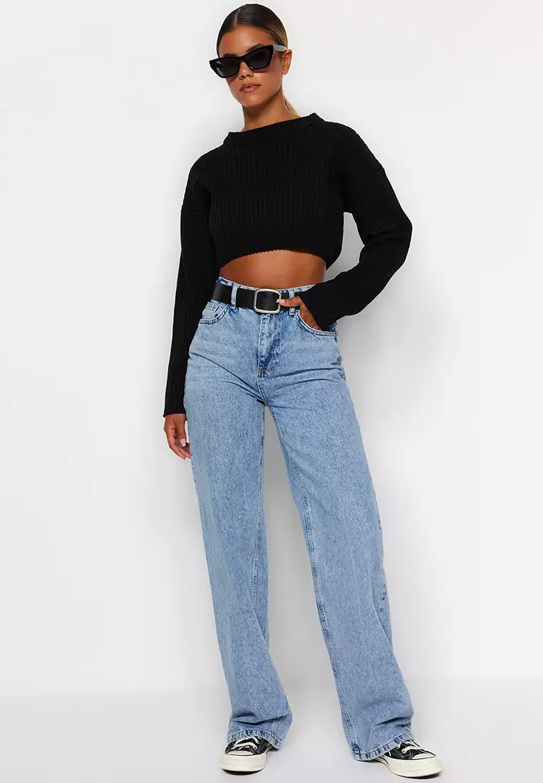 High Waist Wide Leg Jeans