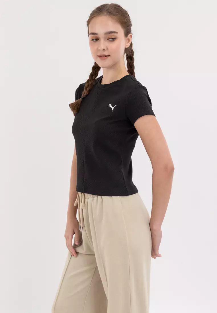 Wardrobe Ess Ribbed Slim Tee