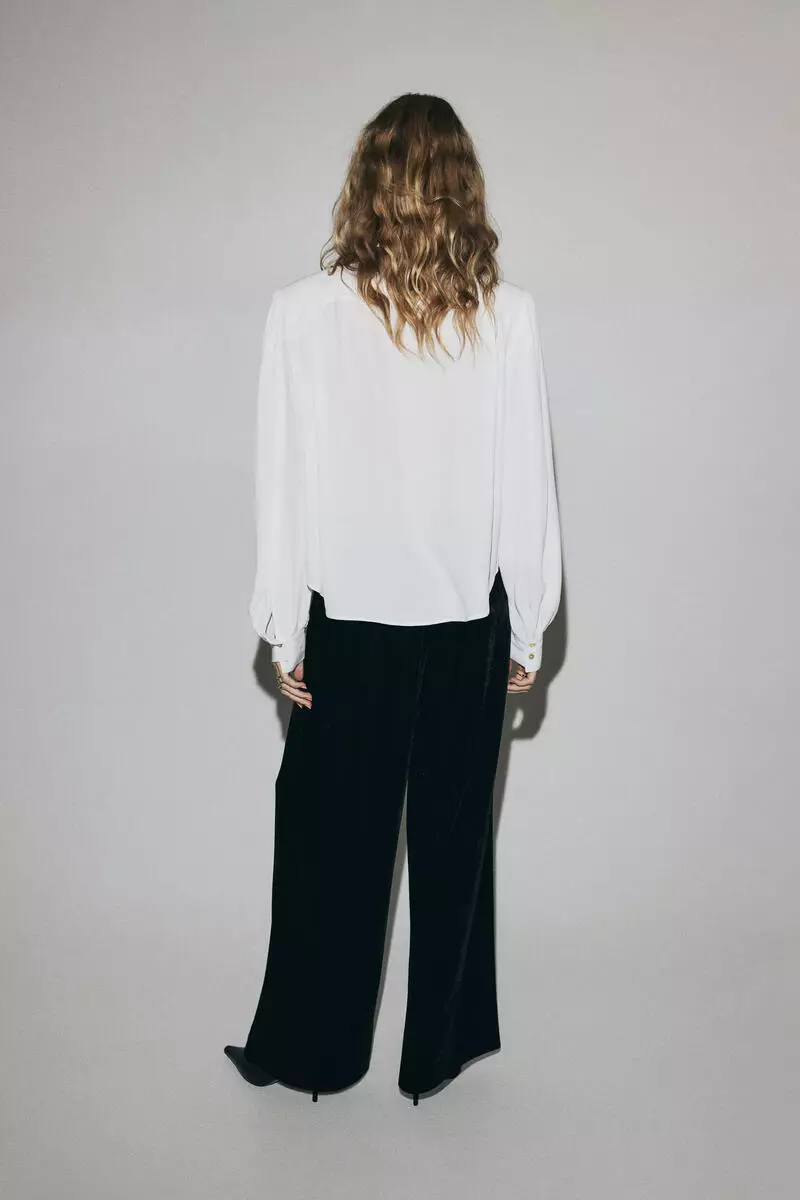 Velour trousers