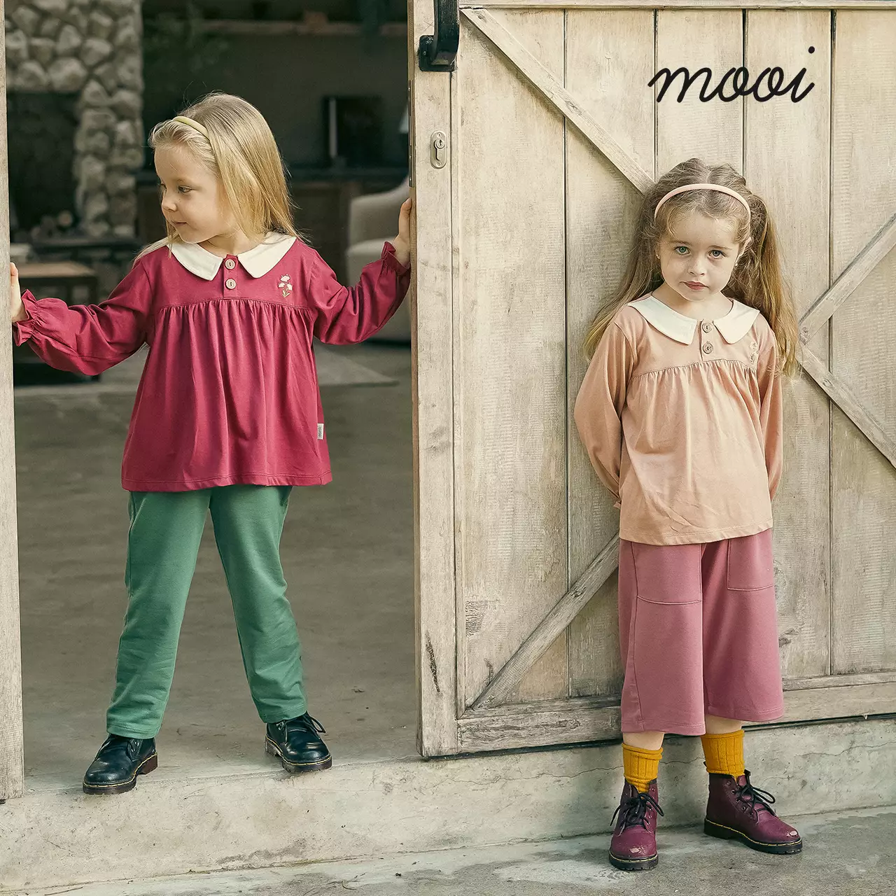 Mooi Celana Panjang Anak Perempuan Lindy Cullotes Pants - Red Brick