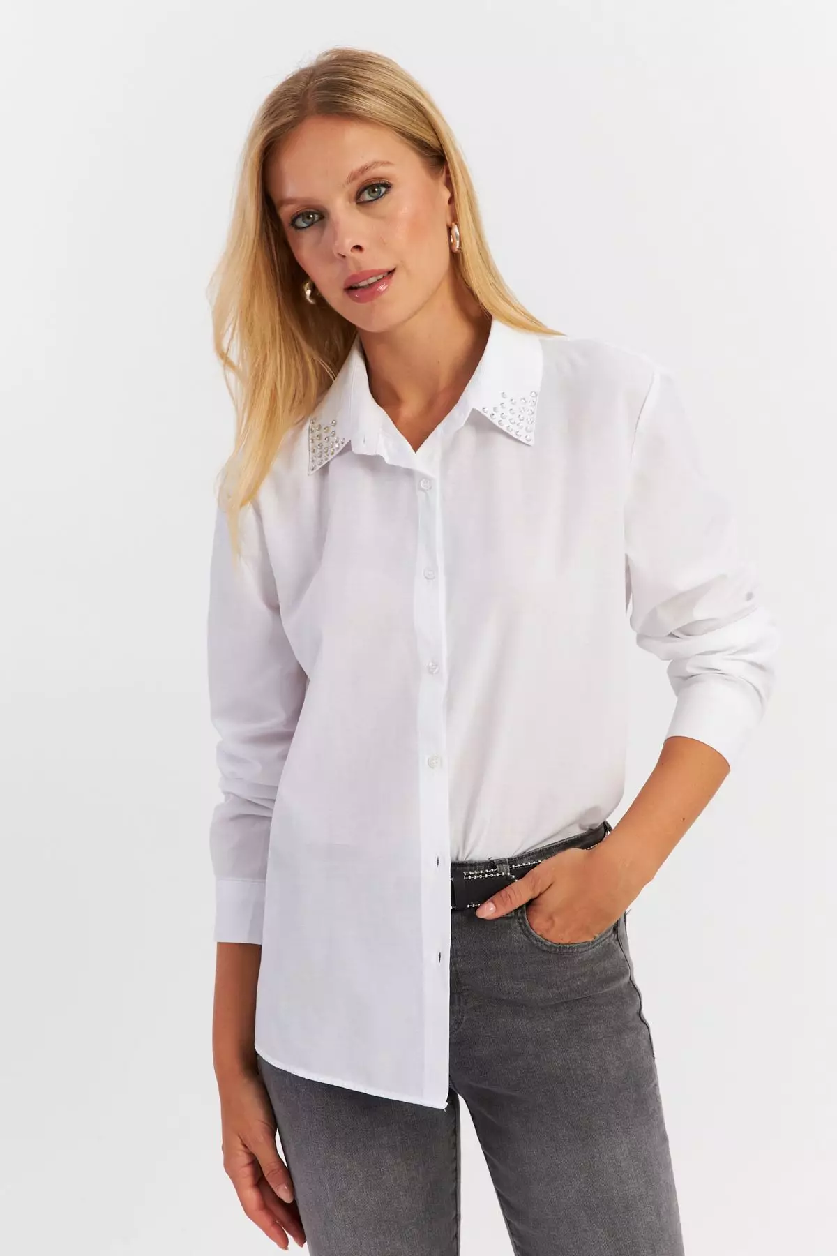 Collared Long Sleeves Shirt