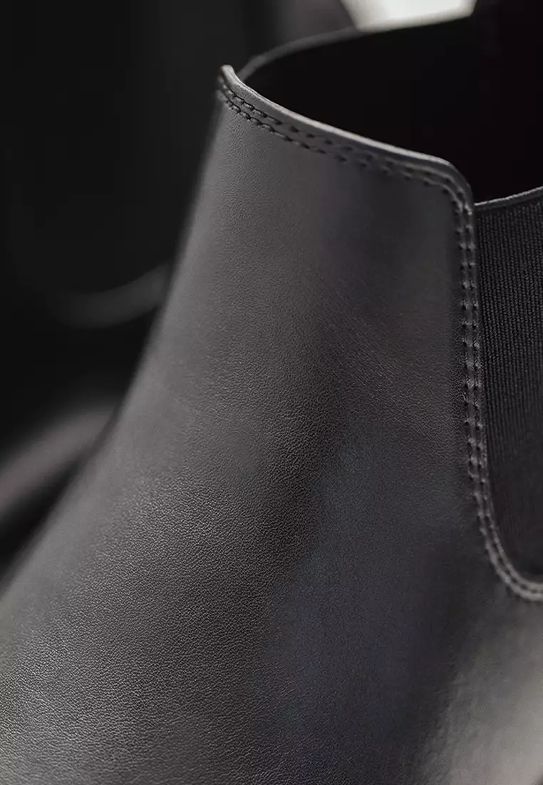 復古牛皮切爾西靴 CQ2103005