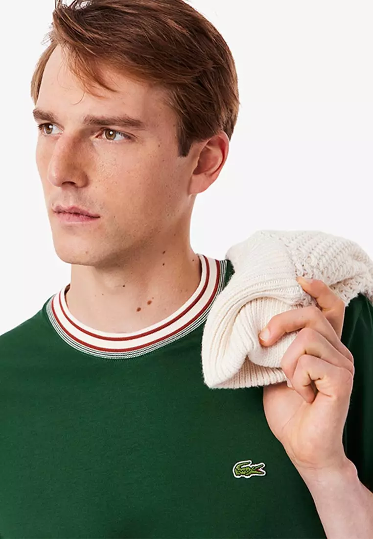 French Made Stripe Neck T-shirt