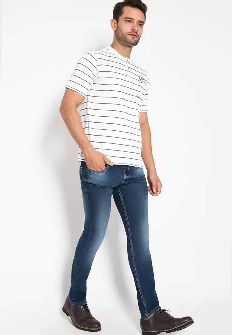 LGS - Celana Panjang Jeans - Premium - Biru - Slim Fit - JPF.510.PS087.A537.C