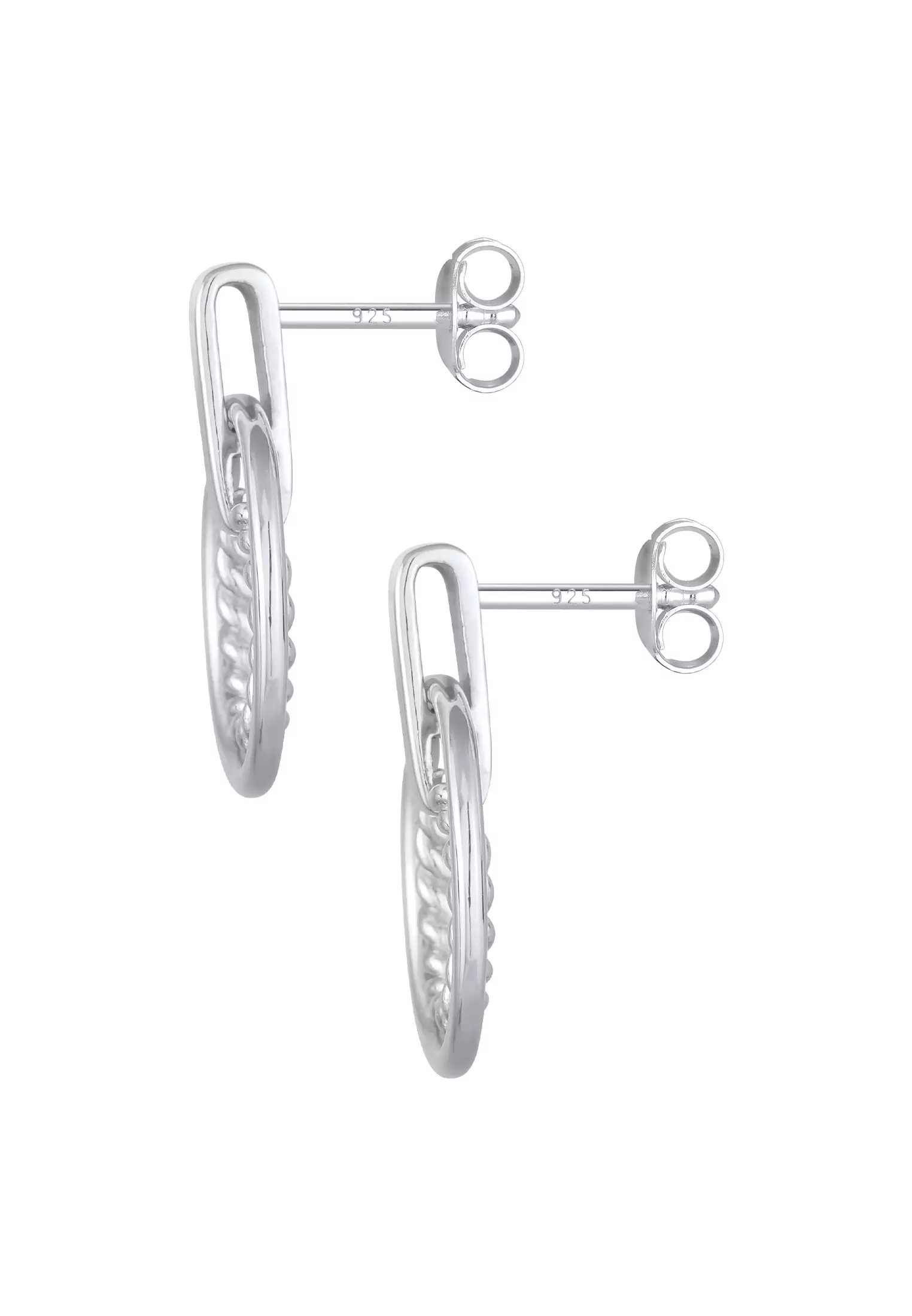 CZ Star and Moon Stud Earrings in Sterling Silver – Tilo Jewelry