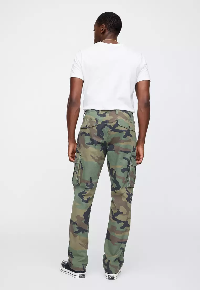 Buy GAP Flex Straight Cargo Washwell Pants 2026 Online | ZALORA