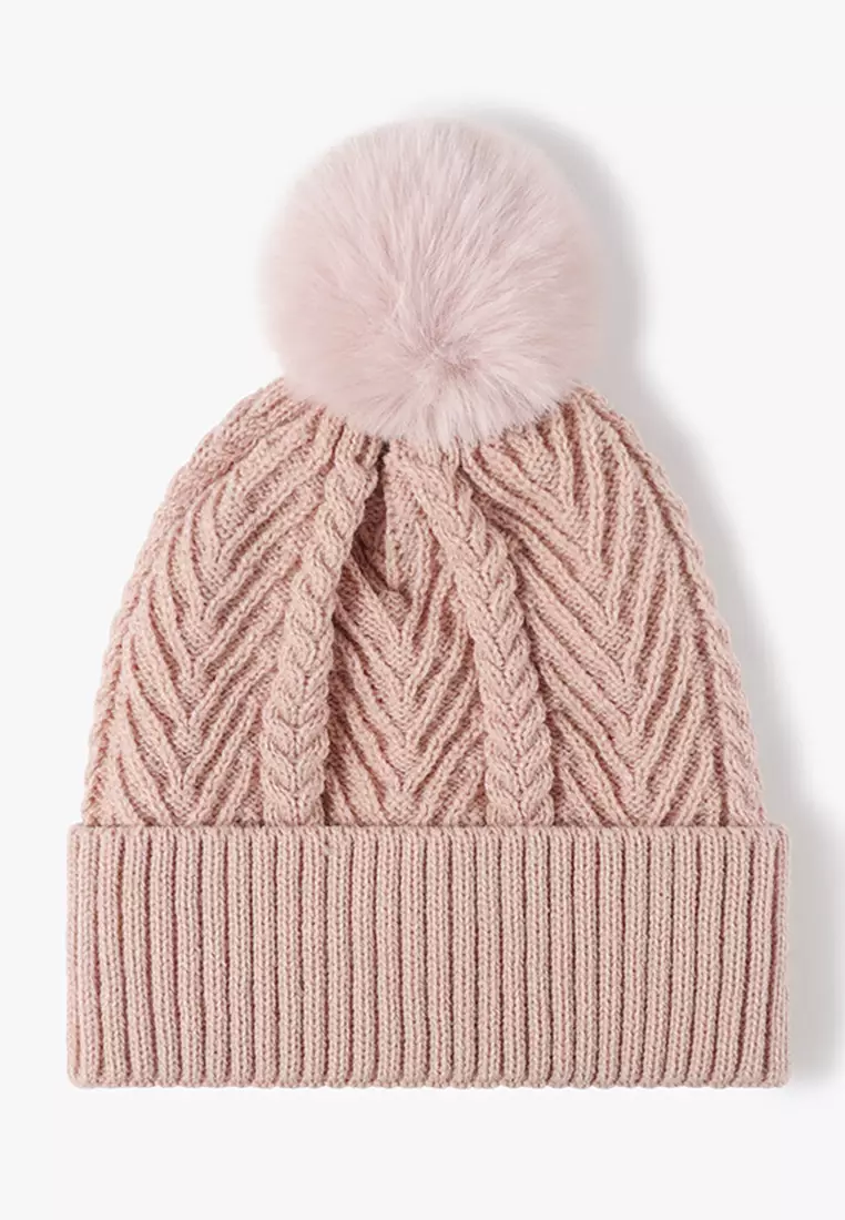 Extra Warm Inner Faux Woolen Knit Beanies JW MC-23B050