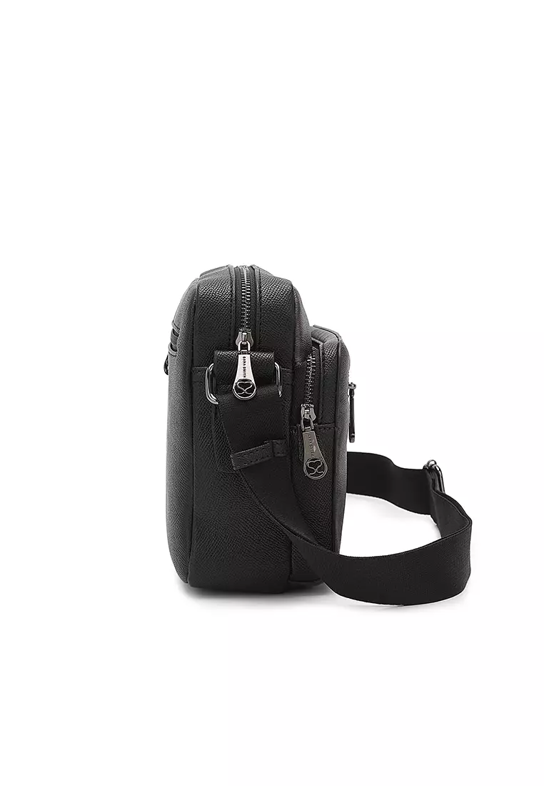 Men's Sling Bag / Crossbody Bag - Brown
