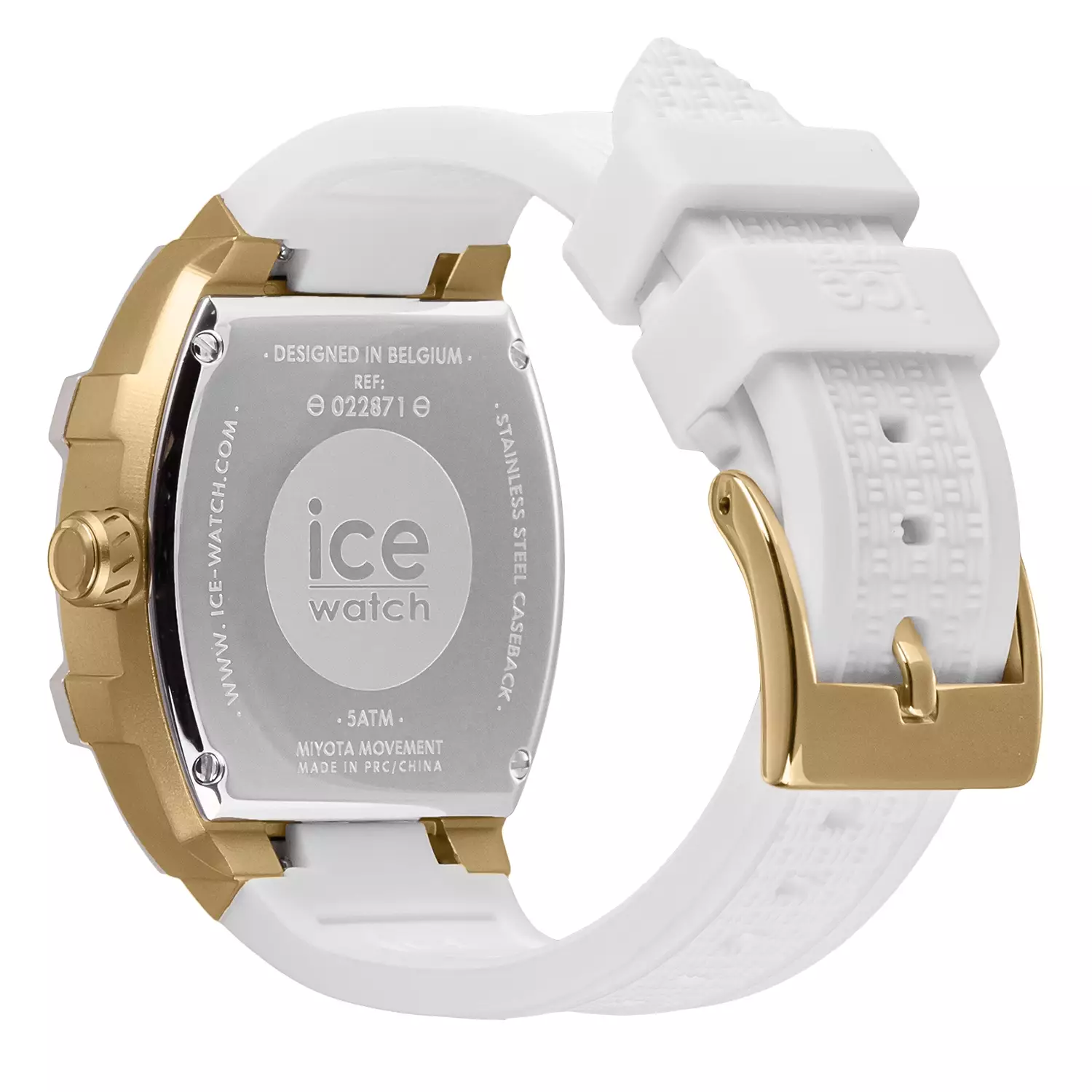 Jam Tangan Wanita Ice Watch ICE Boliday - White Gold 40mm [022871]
