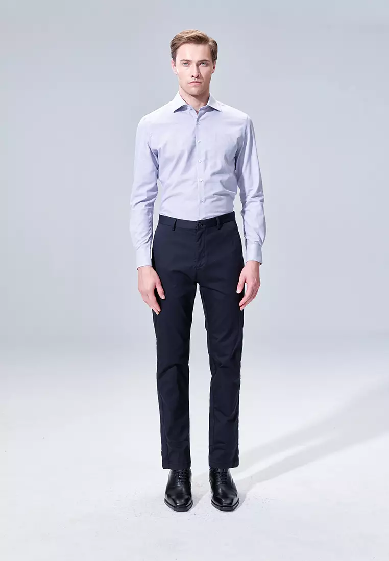 Light Brown Dots Slim Fit Shirt