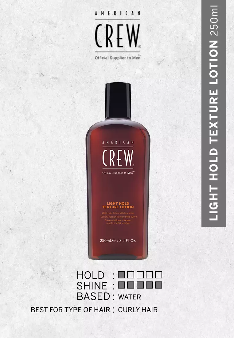 Light Hold Texture Lotion - Men's Hair Styling - American Crew