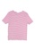 ONLY pink Gila Life Short Sleeve Rib Top E2646KA38856C5GS_2
