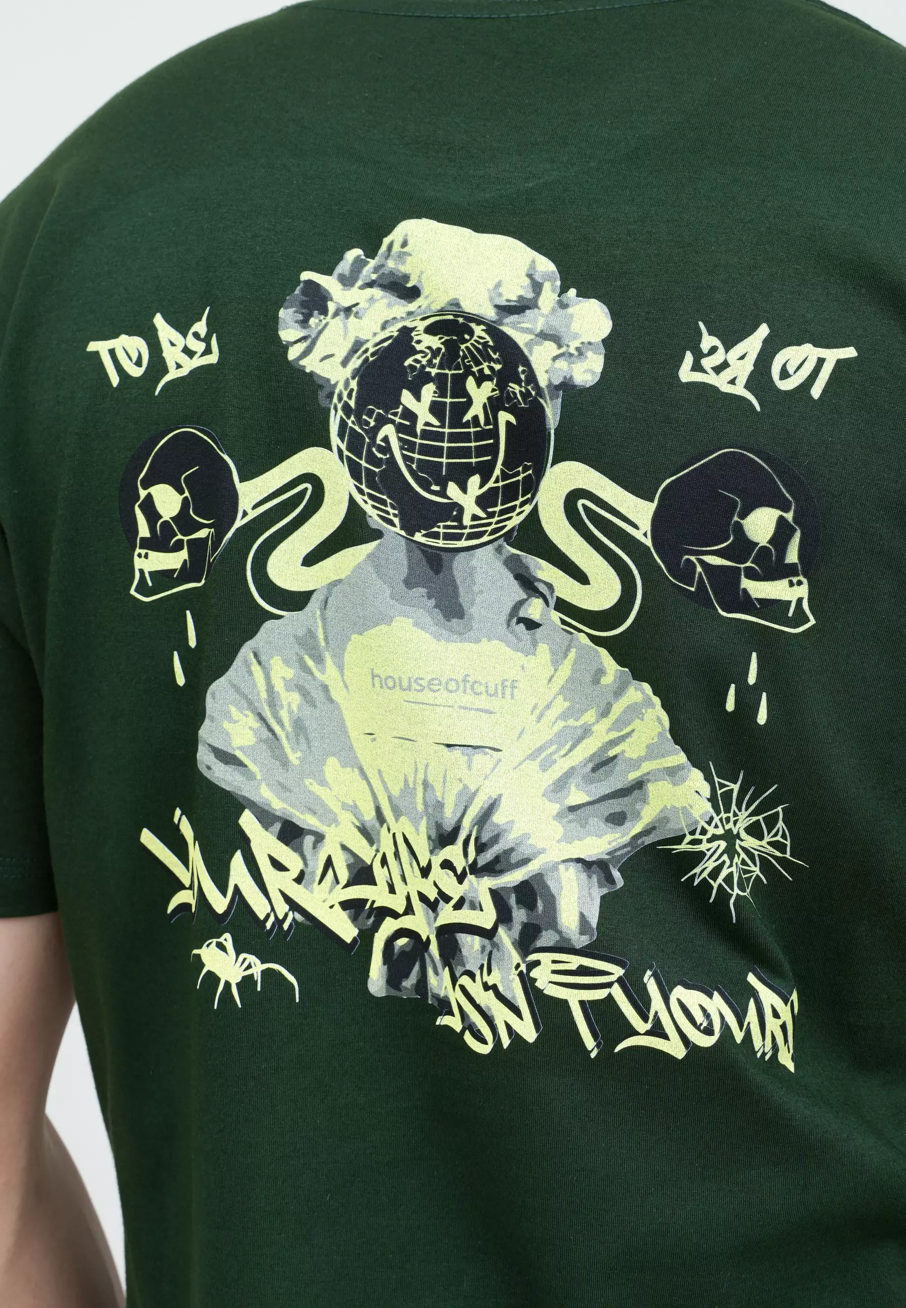 Houseofcuff T-shirt Kaos Hijau Motif To Be Tersedia Size S - 4XL