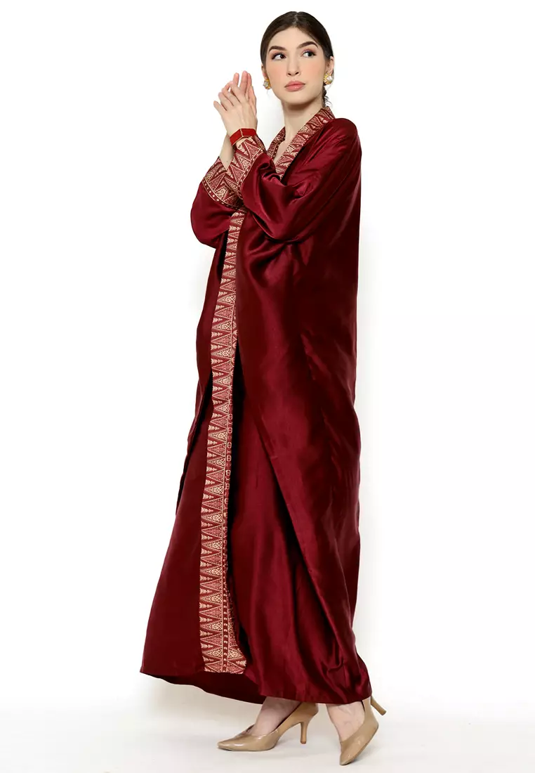 Kanzi Exclusive Long Sleeve Songket Kaftan