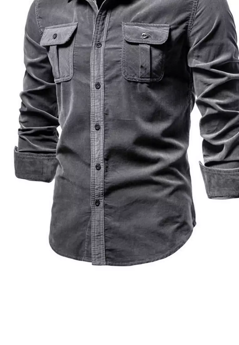 Slim-fit Corduroy Shirt AX19028