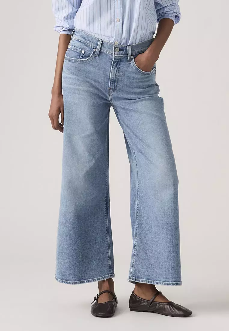 Levi's® Women's 728 High-Rise Wide-Leg Ankle Jeans