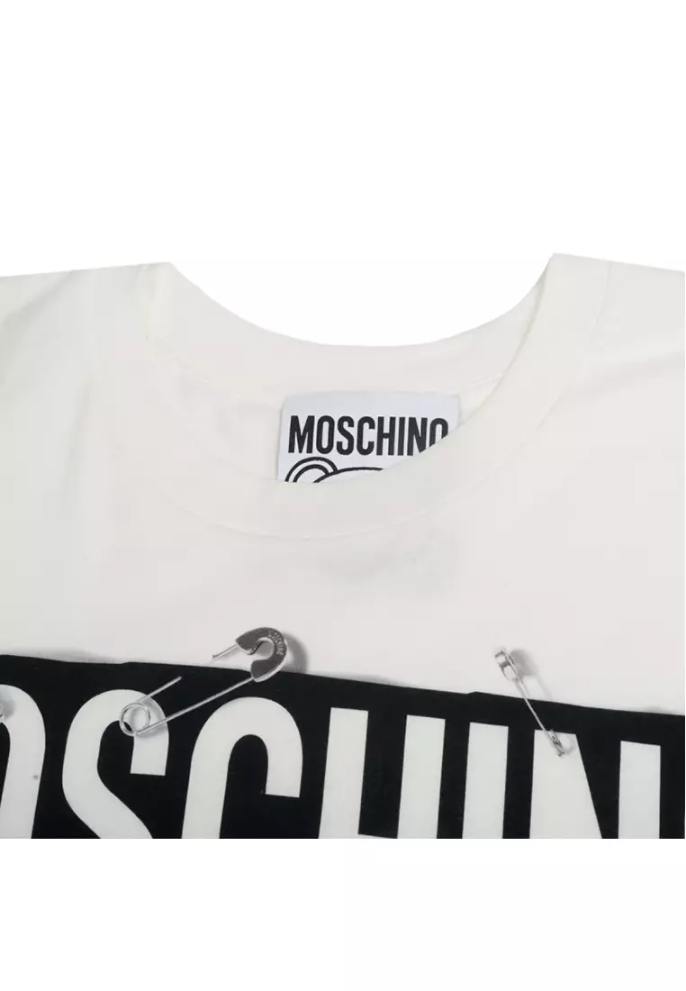 Buy MOSCHINO MOSCHINO 18FW Pin Bear White T-Shirt E A0704 5540 in white  2024 Online